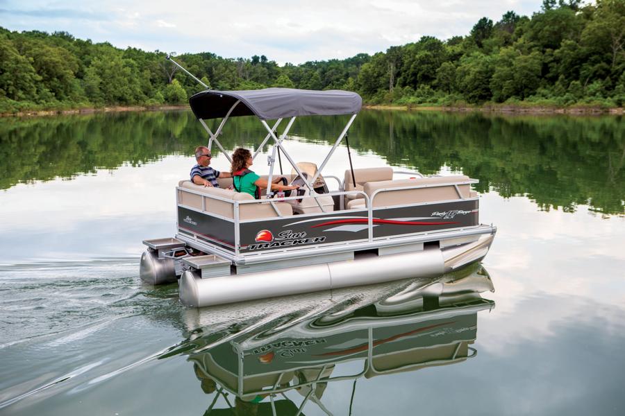 SUN TRACKER Boats : Recreational Pontoons : 2015 PARTY BARGE 16 DLX ET 