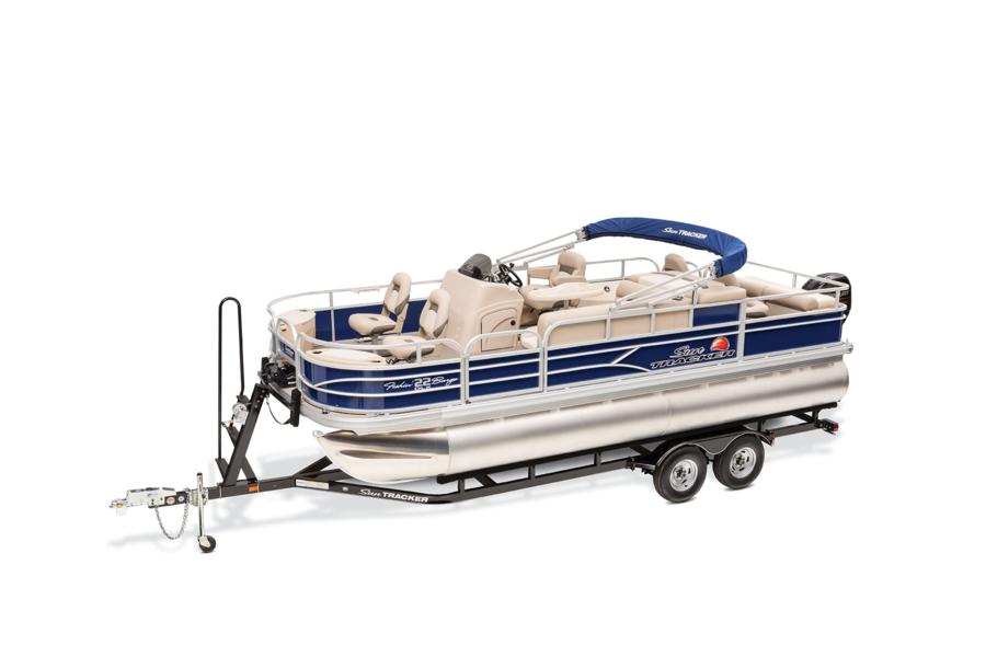 SUN TRACKER Boats : Fishing Pontoons : 2016 FISHIN BARGE 22 DLX Photo 