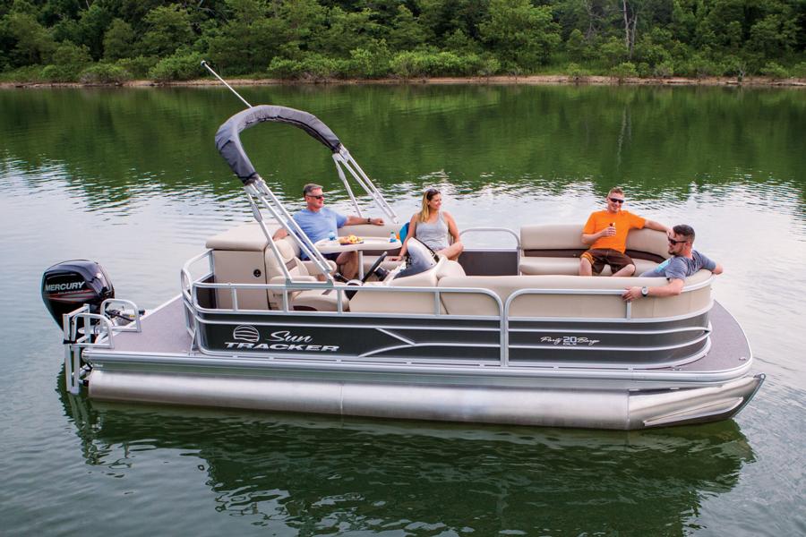 Tracker Pontoon Boats >> SUN TRACKER Boats : Recreational Pontoons : 2017 PARTY BARGE 20 DLX Photo Gallery Tracker Pontoon Boats >> SUN TRACKER Boats : Recreational Pontoons : 2017 PARTY BARGE 20 DLX Photo Gallery